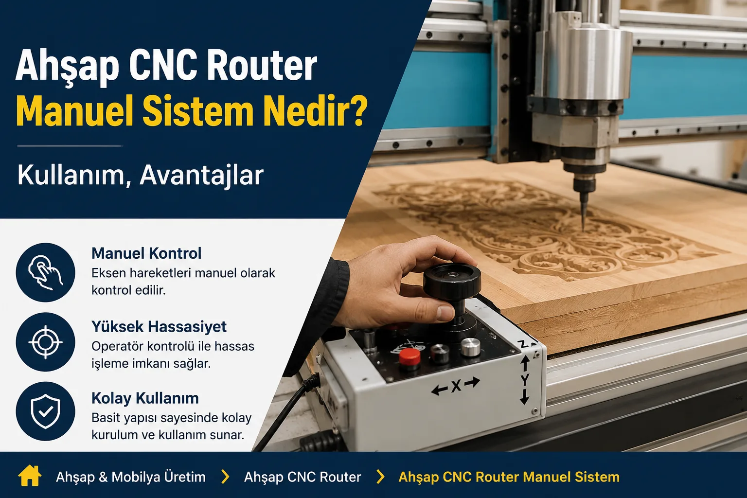 Ahşap CNC Router Kontrol Paneli Nedir? Görevleri, Seçim Kriterleri ve Bakım