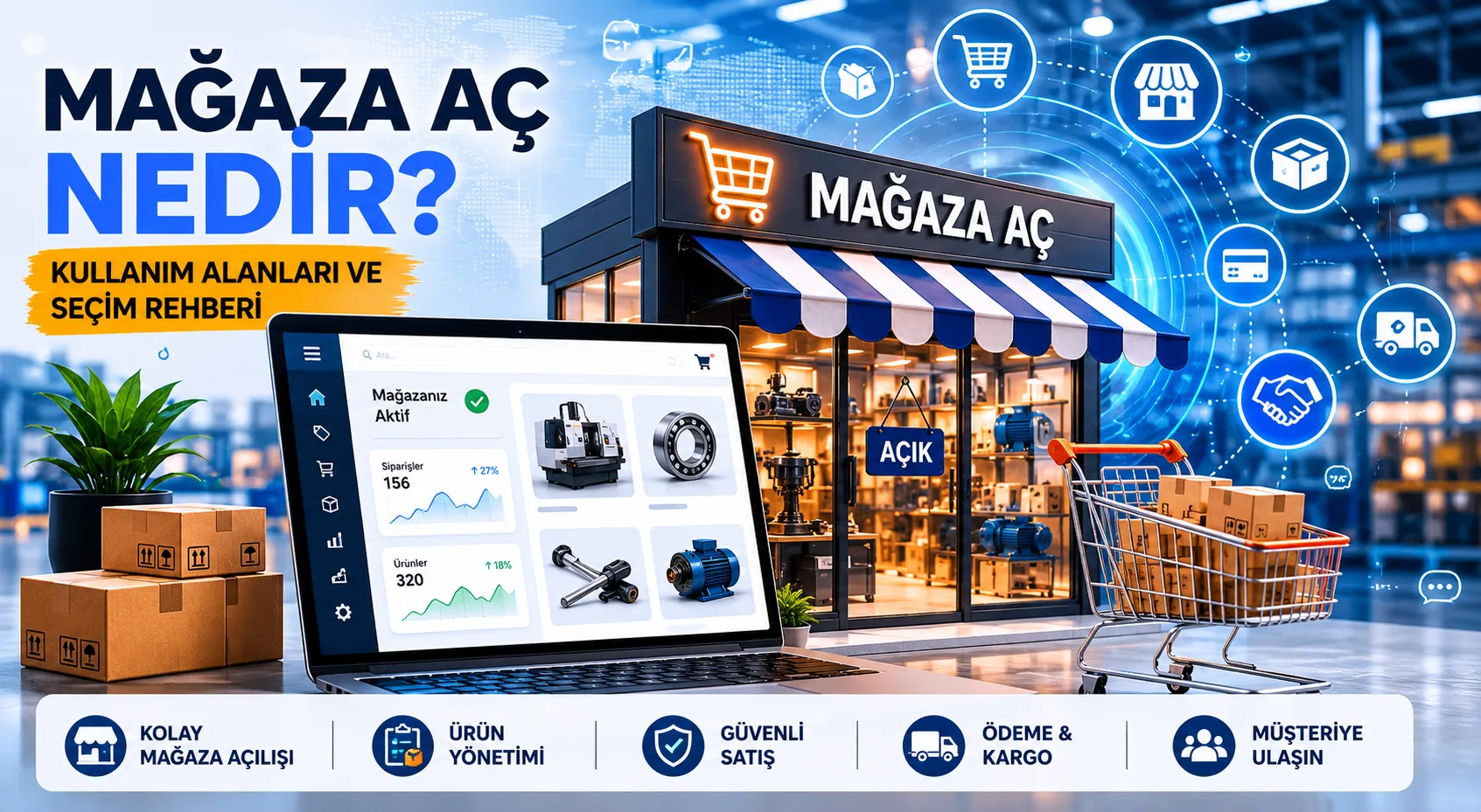 Mağaza Aç Nedir? Online Satışta Nasıl Kullanılır?
