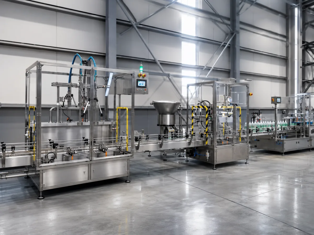 2 Nozullu Flowmetreli Sıvı Dolum Makinesi | Otomatik Dolum Hattı