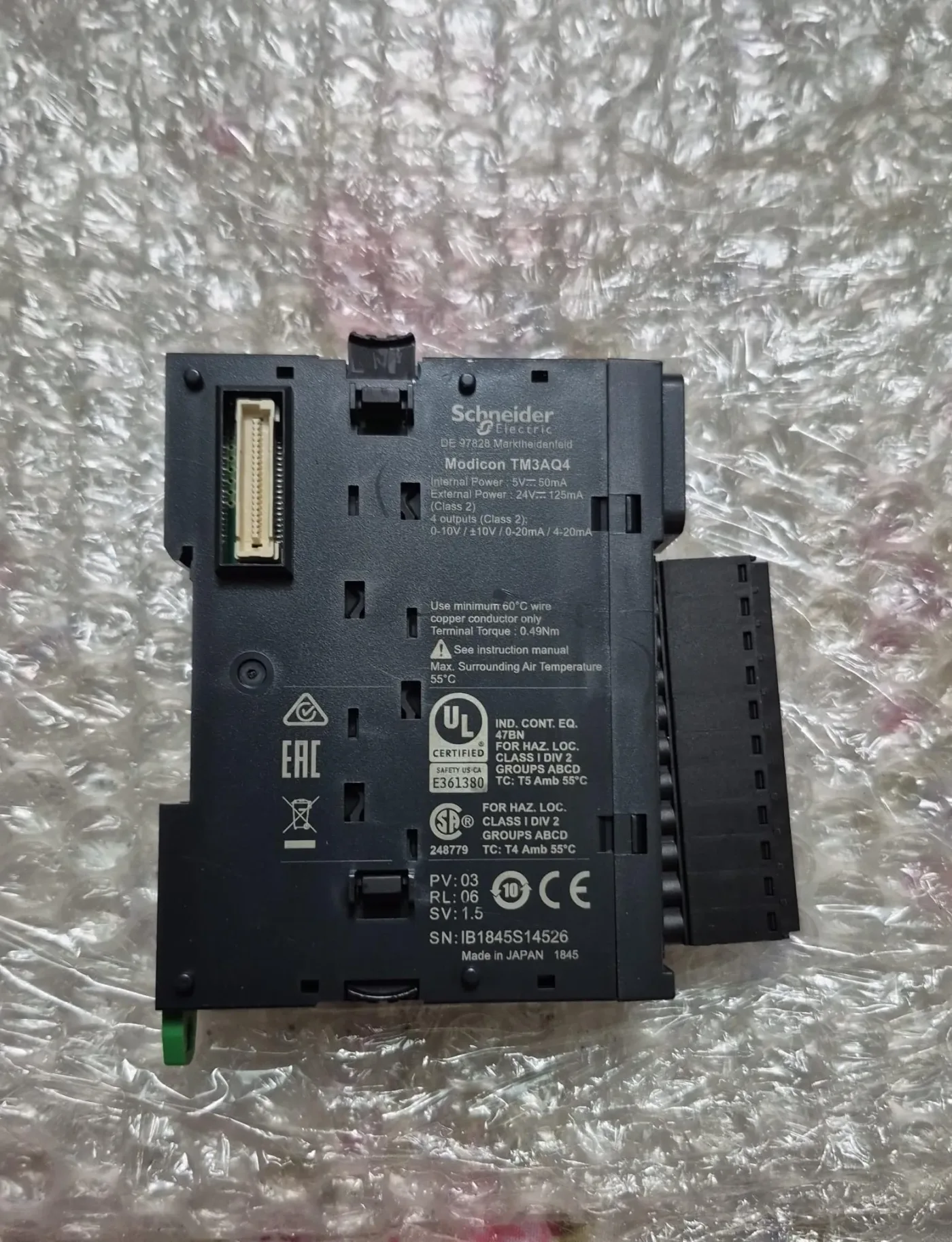 Schneider Electric Modicon TM3AQ4 Analog Çıkış Modülü