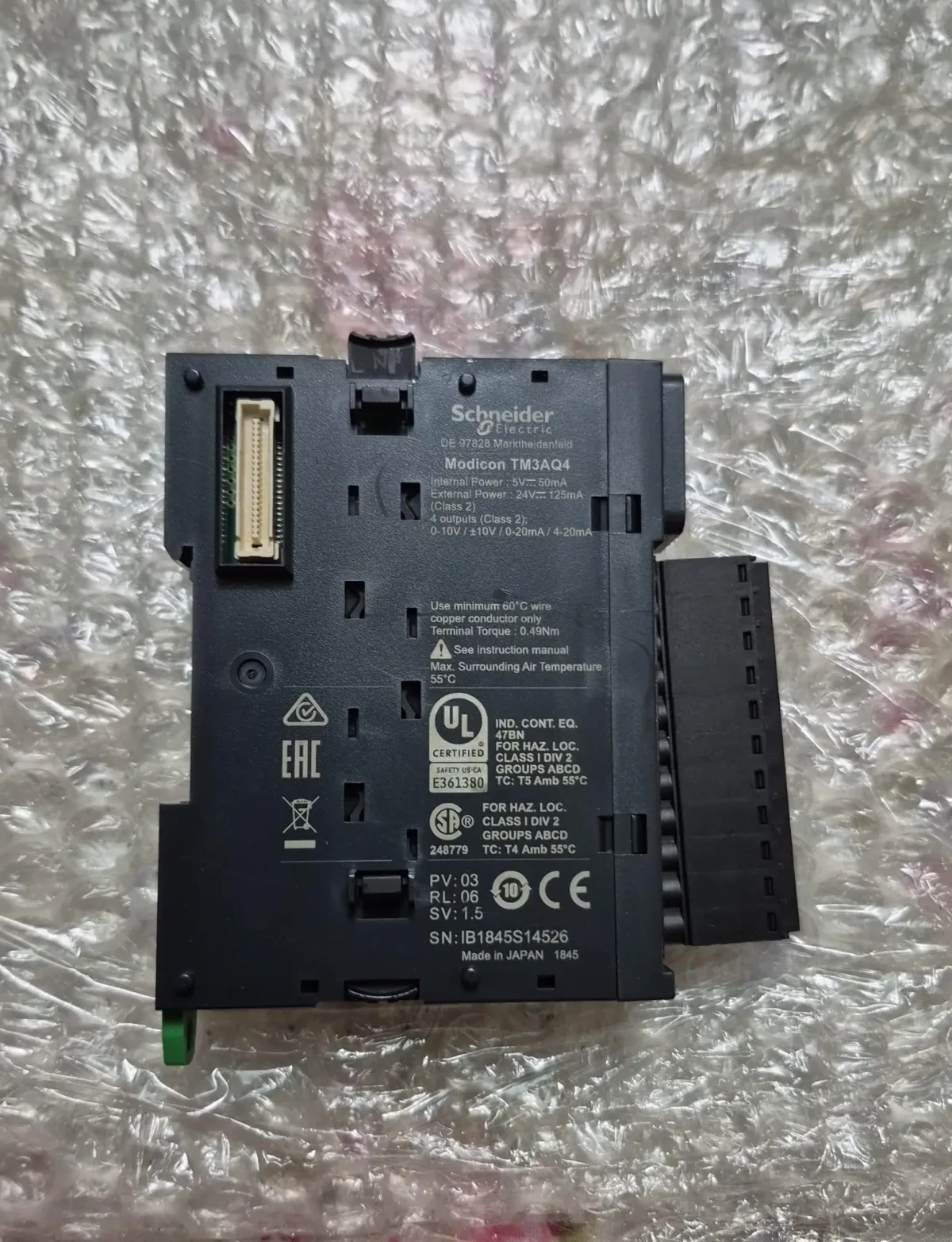 Schneider Electric Modicon TM3AQ4 Analog Çıkış Modülü