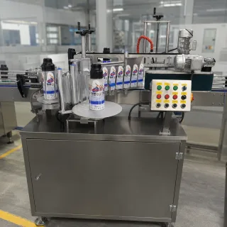 şişe etiketleme makinası herma 500 çift taraflı