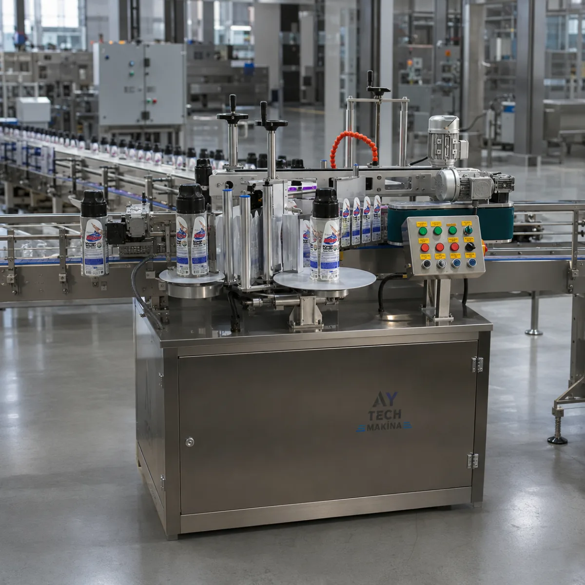 Şişe Etiketleme Makinası Herma 500 Çift Taraflı