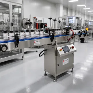 şişe etiketleme makinası silindirik üst yüzey etiketleme