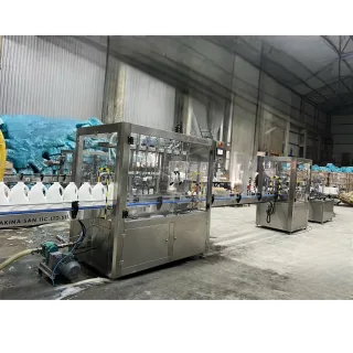 Sıvı Dolum Makinası Flowmetreli 8 Nozullu