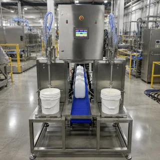 terazili dolum makinası loadcell tartılı dolum sistemi